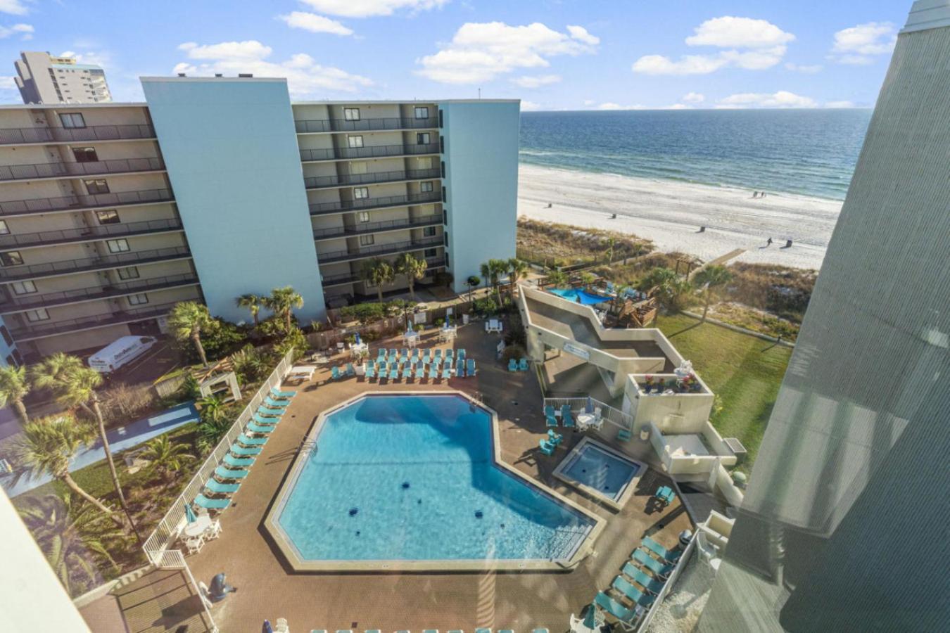 Seas The Day - Top Of The Gulf 320 - Beach Front Resort - Free Beach Chair Service 파나마 시티 외부 사진